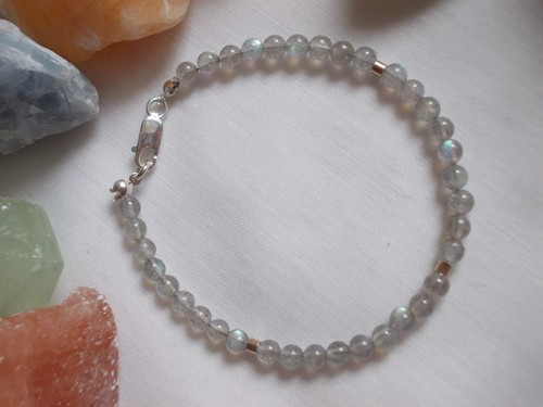 Labradorit armband 4mm - armband,,