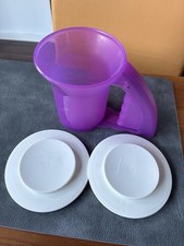 Tupperware Rucki-Zucki Puderzuckermühle / Mehlsieb in lila