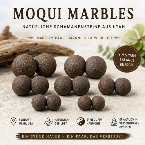 Moqui marbles paar - moqui,