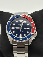 Seiko 5 Sport blaues Zifferblatt Herrenuhr -SRPD53K1 Pepsi