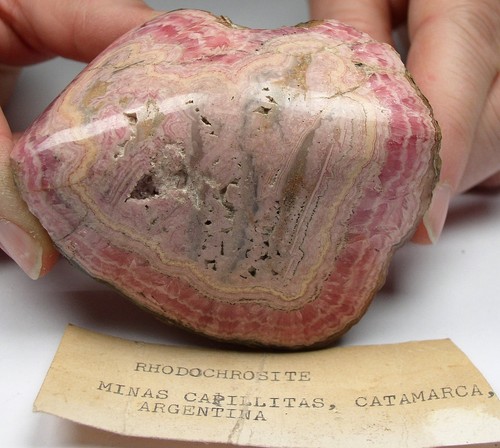 Rhodochrosit minas capillitas - rhodochrosit,