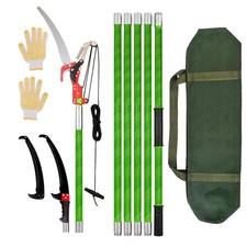 Teleskop Astsäge Baumsäge mit 6 Teleskopstange 1m-6m einstellbar