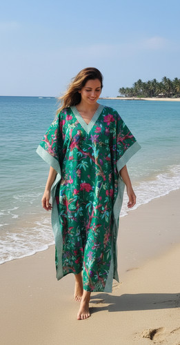 Indisch grün vogel bedruckt - vogel,