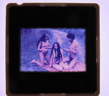 Nudisten Akt Model schöne Frauen Busen Farb Dia