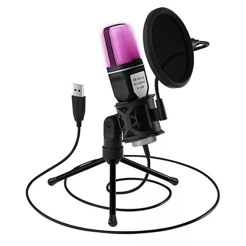 Usb mikrofon rgb - usb, kondensator