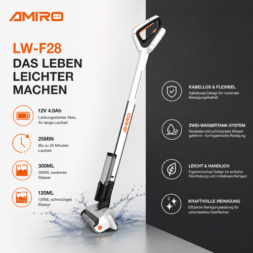 Amiro akku bodenreiniger - bodenreiniger, lw