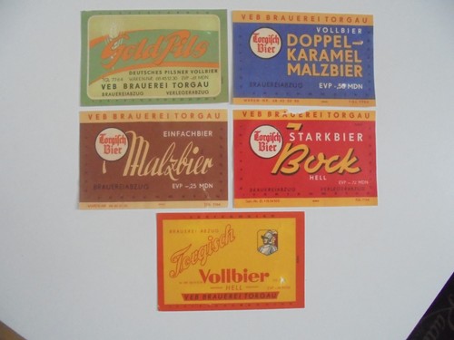 Bieretiketten torgisch bier - torgisch,
