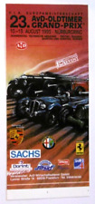 Werbe-Aufkleber 23. AvD Oldtimer Grand Prix 1995 Nürburgring FIA EM
