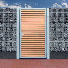 Törchen 125 x 160cm 1-flügelig Verzinkt + Holz Tor Gartentor Holztor Pforte Tor