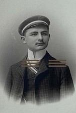 Student aus Berlin  Burschenschaft - ca 1880-1920 - Studentika - Foto / CDV