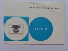 Pentacon Penti II Bedienungsanleitung, Gebrauchsanweisung DDR