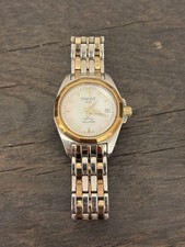 Tissot PRC 100 Damen Bi-Color P870/970 QUARZ Perlmutt Zifferblatt Armbanduhr