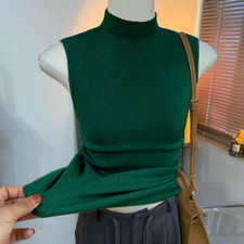 Damen Ärmelloser Pullover