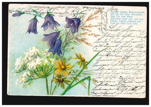 Blumen gedicht - blumen-ak,