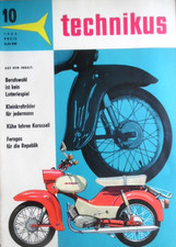 JUGEND + TECHNIK 10 - 1964 Simson Star Schwalbe Spatz DDR-Kleinkrafträder
