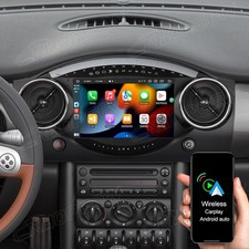 Für BMW Mini Cooper S R50 R52 R53 2000-2007 Autoradio Android 15 Carplay GPS Nav
