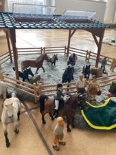 Schleich Pferde Sammlung, Offenstall & Zubehör