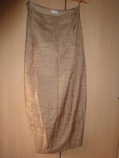 langer Rock, Gabi Lauton, G. 38, gold/beige, Baumwolle