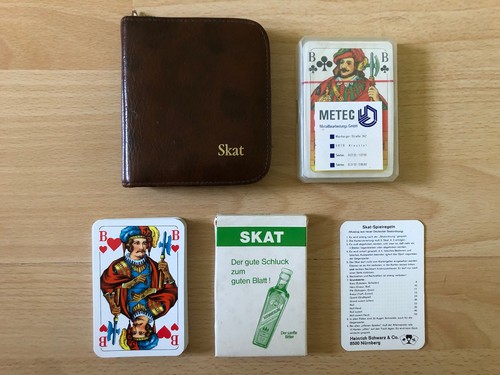 Altes skat lederetui - skat,