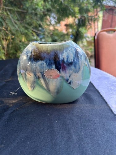 Vase handarbeit türkisfarbene