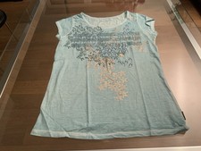 MarcCain, bildschönes T-Shirt In Türkis mi silbernen Sternen, Größe: N4