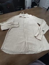 Kuyichi Shirt Mens Large Beige