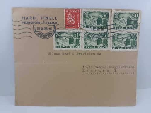 Auslandsbrief 1938 finnland - 1938,