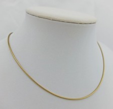 Goldkette 333, 8 Karat, 43cm lang, Schlangenkette, echt Gold, guter Zustand