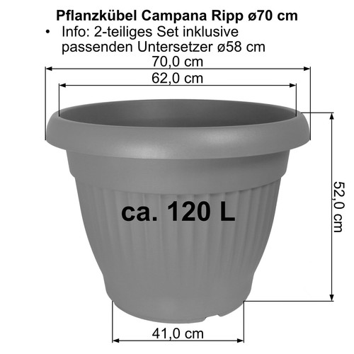 Campana ripp kübel - ripp,