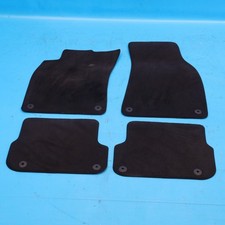 Audi A6 4F C6 Fußmatten SET schwarz hinten vorne Innenraumteppich Velours Orig.