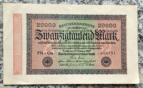 Deutschland 20000 mark - mark, 1923