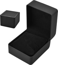 Single Grid PU Leder Uhrenbox