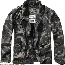 BRANDIT BRITANNIA JACKE SOMMER VINTAGE DARKCAMO HERREN ÜBERGANGSJACKE ARMY CAMO