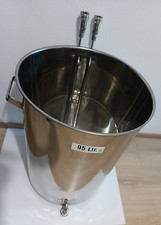 Behälter aus V2A Edelstahl ,95 Liter, als Gär-, Brau-, Ansatzbehälter geeignet 