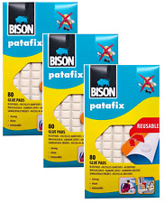 Patafix Klebepads Klebepunkte 240 Stück Klebeknete Klebe Pads ablösbar weiß