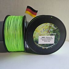 Angelschnur  Sonderpreis, HMPE 8X eng hellgrün/ Ø0,35/0,40/0,60mm/200 und 1000m