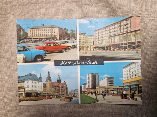 Karl marx stadt - karl, postkarte