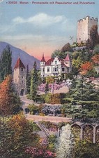 Postkarte - Meran / Promenade