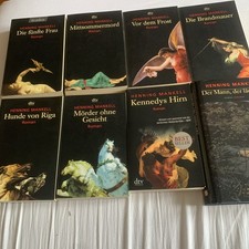 Bücherpaket Henning Mankell 8 Bücher Kurt Wallander