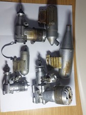 Konvolut Verbrenner Modellflug Motoren gebraucht Webra, OS max, Schalldämpfer