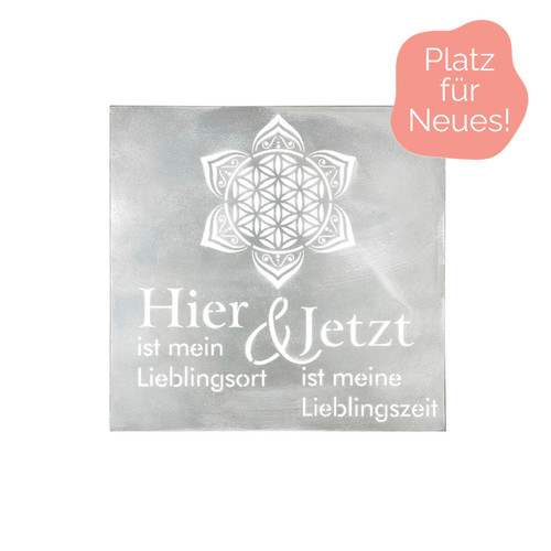 Wandrelief aus metall hier - aus, &