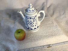 Kaffeekanne Indisch Blau Winterling Bavaria 1 Liter Top ! Vintage 