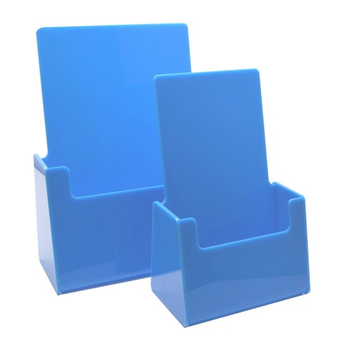 Blaue prospekthalter flyer - blaue,