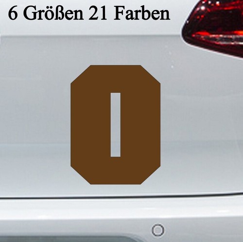 Trikot zahlenaufkleber null - trikot,
