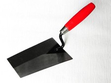 Maurerkelle 180 mm Stahl poliert mit rotem Holzgriff Aktionspreis