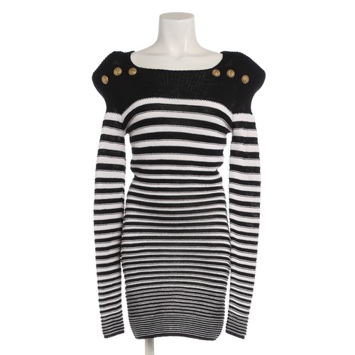 Kleid balmain schwarz weiß - balmain,
