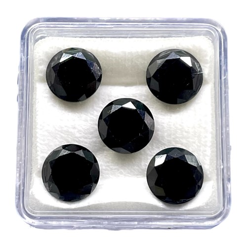 Stück schwarze moissanit - 5,