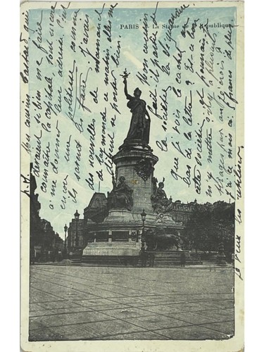Paris statue der - der, republik
