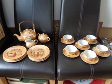 Japanisches Tee-Service, 6 Personen, 21-teilig