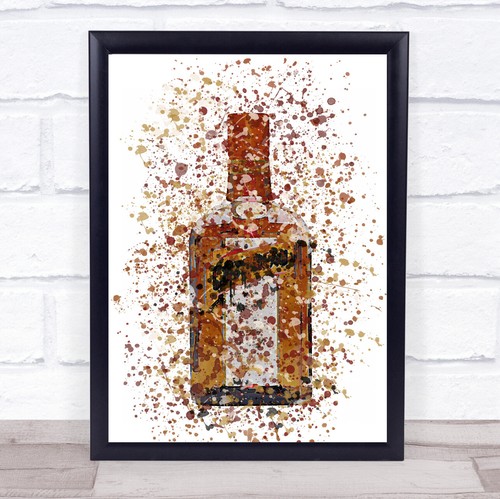 Orange cognac likörflasche - orange,